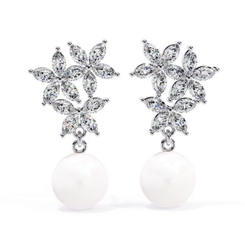 HARMÉ LUNARIA PEARL EARRINGS