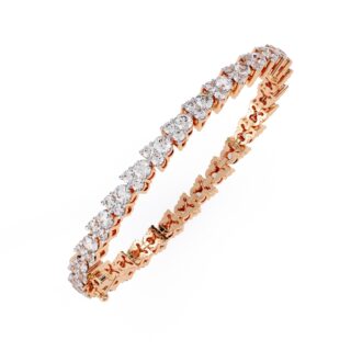 The Lumina Leaf Tennis Bracelet