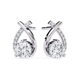 The Seraphine Arc Diamond Studs