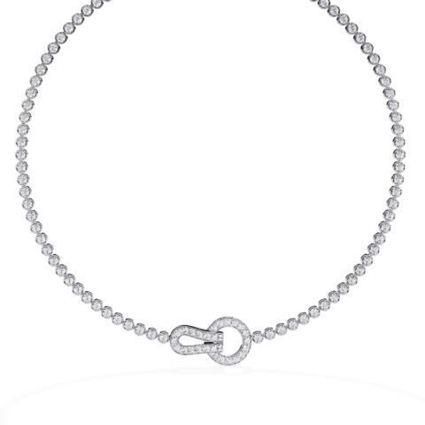 The Infinite Sparkle Buckle Necklace