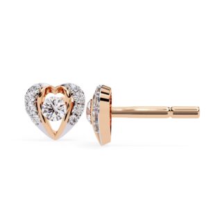 The Eternal Heart Diamond Studs