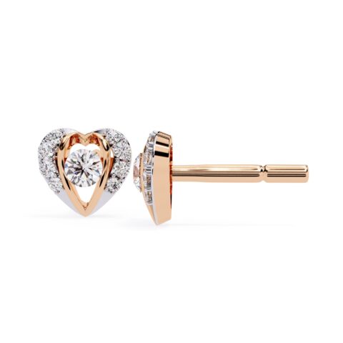 The Eternal Heart Diamond Studs